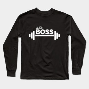 Lv. 100 Boss Long Sleeve T-Shirt